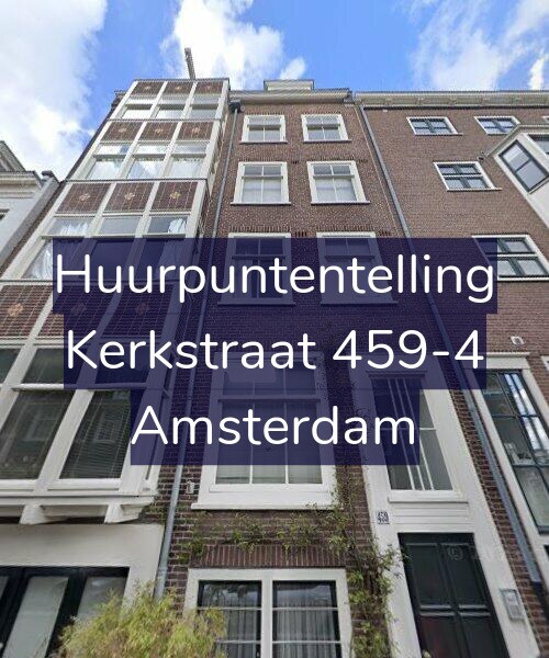 Foto gevel Huurpuntentelling voor Kerkstraat 459-4, Amsterdam