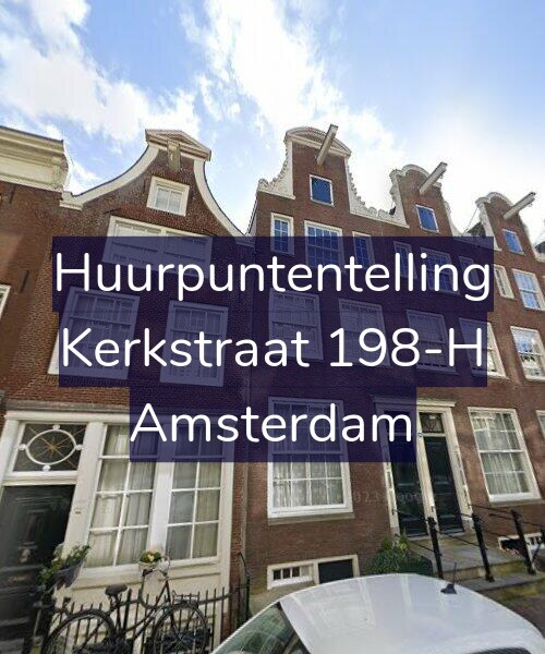 Foto gevel Huurpuntentelling voor Kerkstraat 198-H, Amsterdam