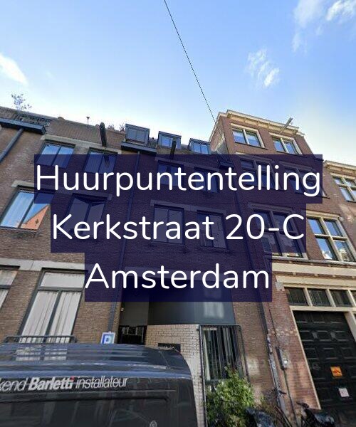 Foto gevel Huurpuntentelling voor Kerkstraat 20-C, Amsterdam
