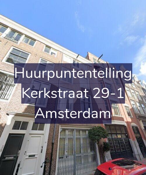 Foto gevel Huurpuntentelling voor Kerkstraat 29-1, Amsterdam