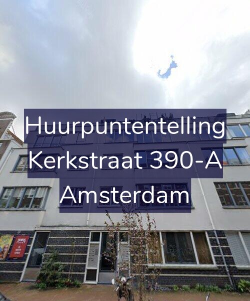 Foto gevel Huurpuntentelling voor Kerkstraat 390-A, Amsterdam