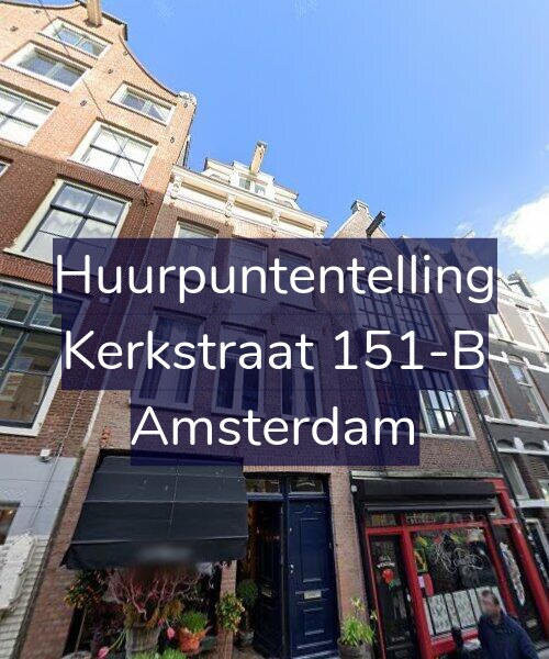 Foto gevel Huurpuntentelling voor Kerkstraat 151-B, Amsterdam