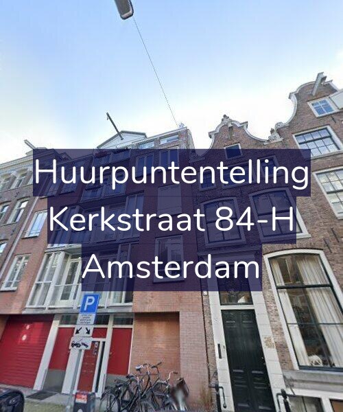 Foto gevel Huurpuntentelling voor Kerkstraat 84-H, Amsterdam