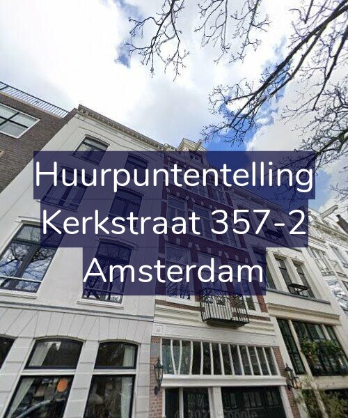 Foto gevel Huurpuntentelling voor Kerkstraat 357-2, Amsterdam