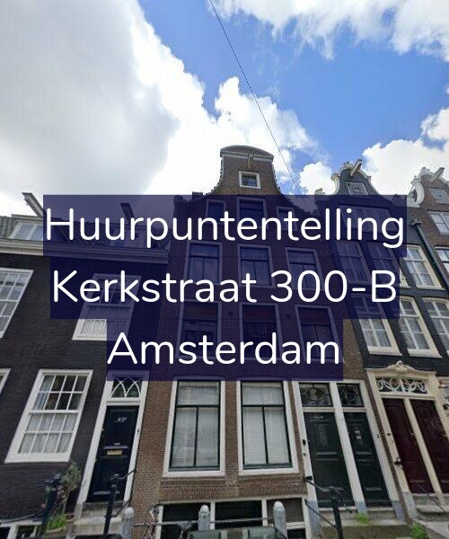 Foto gevel Huurpuntentelling voor Kerkstraat 300-B, Amsterdam