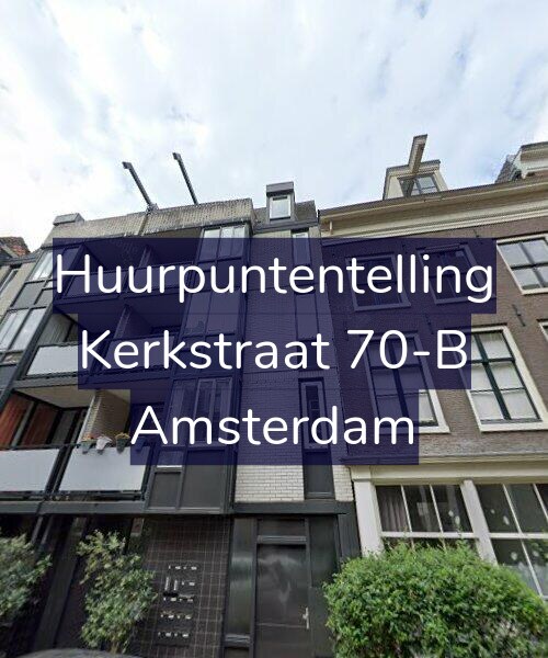 Foto gevel Huurpuntentelling voor Kerkstraat 70-B, Amsterdam