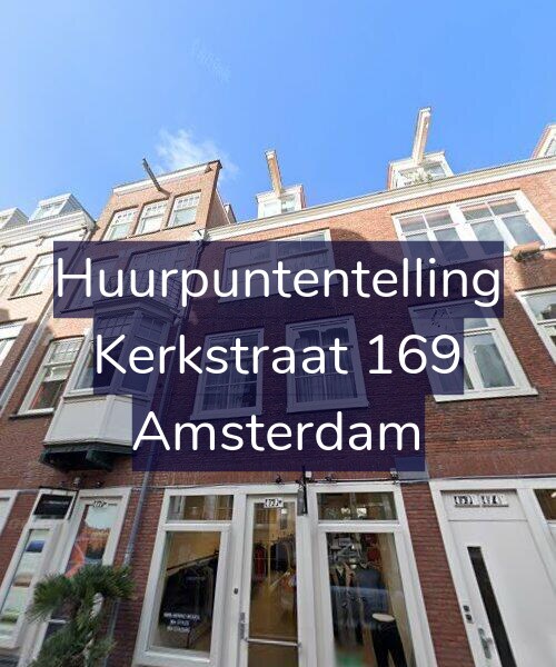 Foto gevel Huurpuntentelling voor Kerkstraat 169, Amsterdam