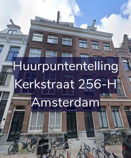 Foto gevel Huurpuntentelling voor Kerkstraat 256-H, Amsterdam