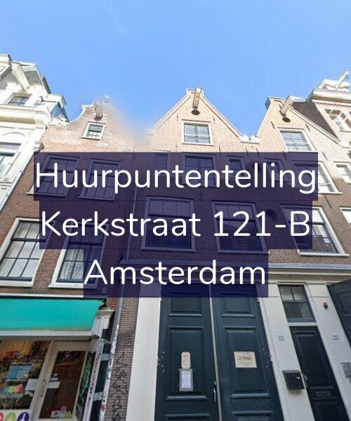 Foto gevel Huurpuntentelling voor Kerkstraat 121-B, Amsterdam