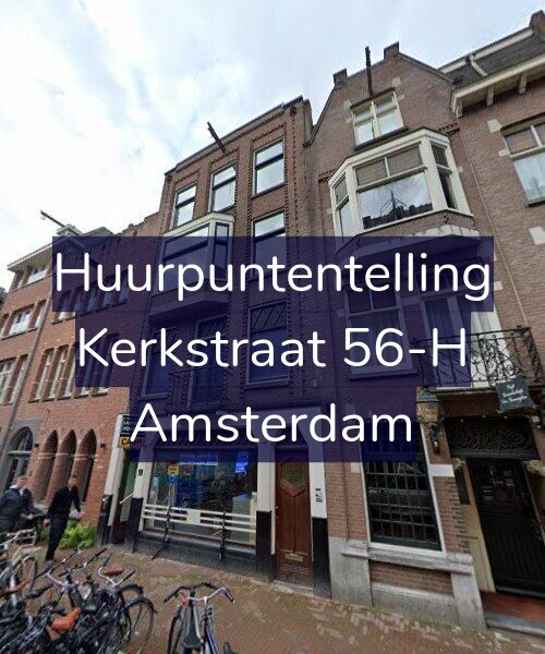 Foto gevel Huurpuntentelling voor Kerkstraat 56-H, Amsterdam