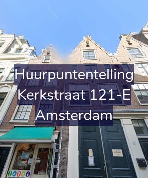 Foto gevel Huurpuntentelling voor Kerkstraat 121-E, Amsterdam