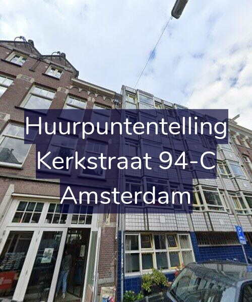 Foto gevel Huurpuntentelling voor Kerkstraat 94-C, Amsterdam
