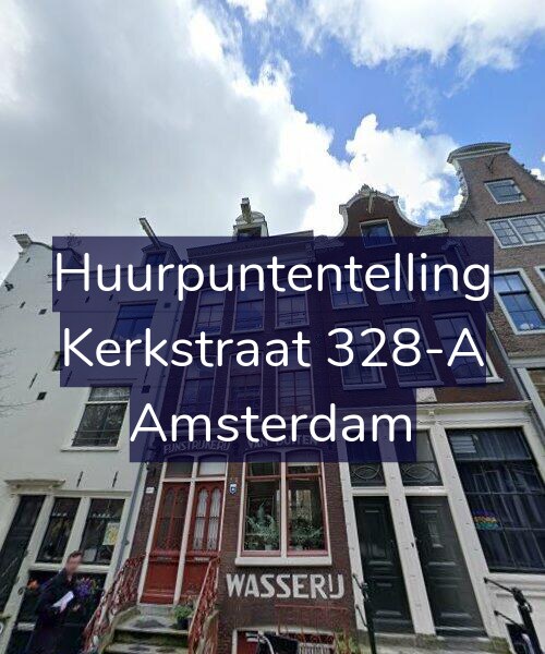 Foto gevel Huurpuntentelling voor Kerkstraat 328-A, Amsterdam
