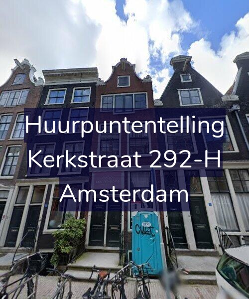 Foto gevel Huurpuntentelling voor Kerkstraat 292-H, Amsterdam