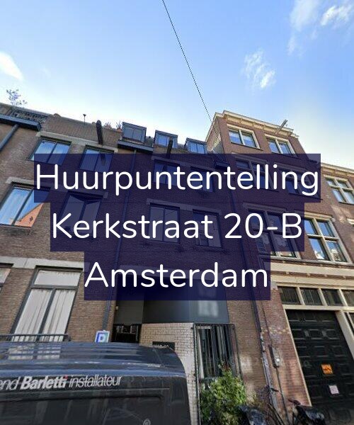 Foto gevel Huurpuntentelling voor Kerkstraat 20-B, Amsterdam
