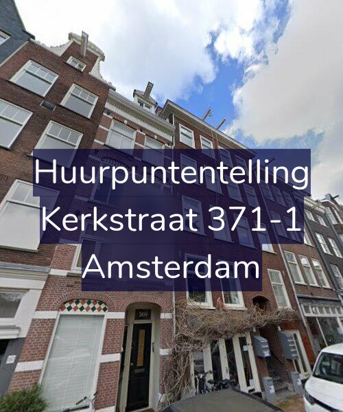 Foto gevel Huurpuntentelling voor Kerkstraat 371-1, Amsterdam