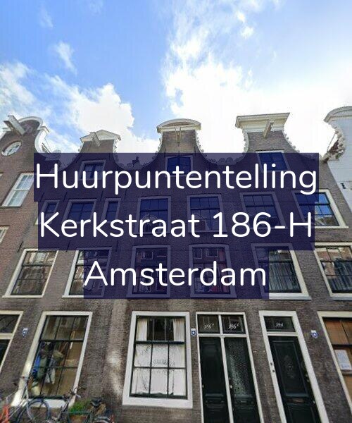 Foto gevel Huurpuntentelling voor Kerkstraat 186-H, Amsterdam