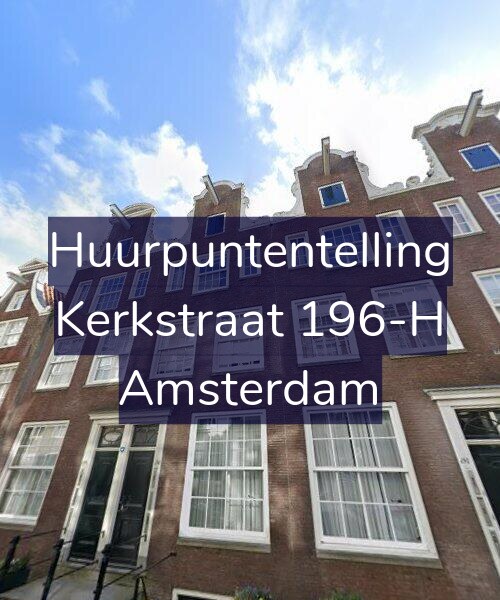 Foto gevel Huurpuntentelling voor Kerkstraat 196-H, Amsterdam