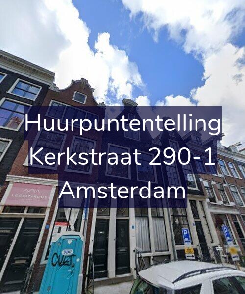 Foto gevel Huurpuntentelling voor Kerkstraat 290-1, Amsterdam