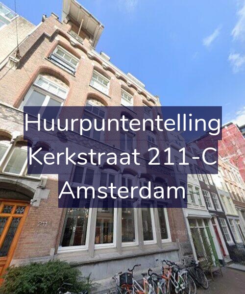 Foto gevel Huurpuntentelling voor Kerkstraat 211-C, Amsterdam