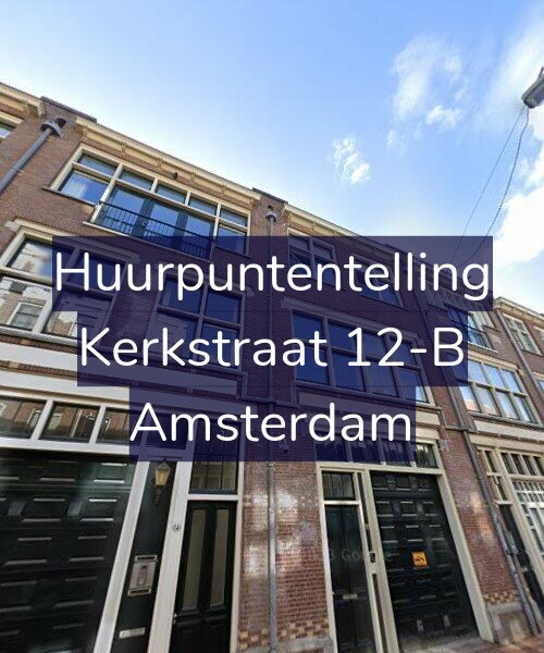 Foto gevel Huurpuntentelling voor Kerkstraat 12-B, Amsterdam