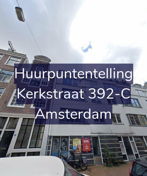 Foto gevel Huurpuntentelling voor Kerkstraat 392-C, Amsterdam