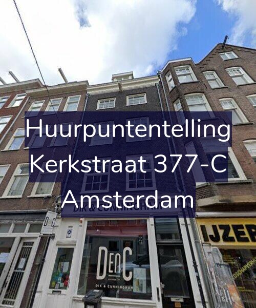 Foto gevel Huurpuntentelling voor Kerkstraat 377-C, Amsterdam