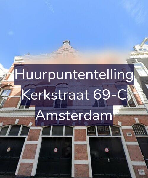 Foto gevel Huurpuntentelling voor Kerkstraat 69-C, Amsterdam