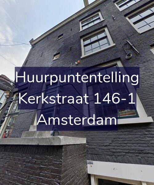 Foto gevel Huurpuntentelling voor Kerkstraat 146-1, Amsterdam