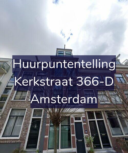 Foto gevel Huurpuntentelling voor Kerkstraat 366-D, Amsterdam