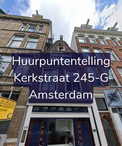 Foto gevel Huurpuntentelling voor Kerkstraat 245-G, Amsterdam