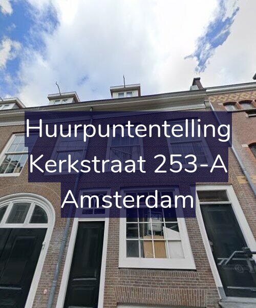 Foto gevel Huurpuntentelling voor Kerkstraat 253-A, Amsterdam