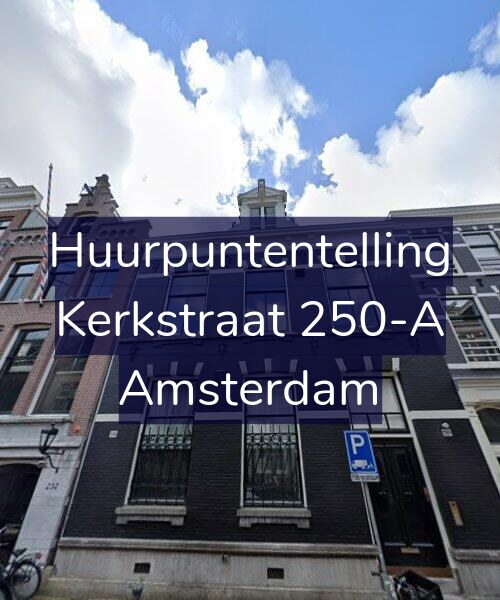 Foto gevel Huurpuntentelling voor Kerkstraat 250-A, Amsterdam