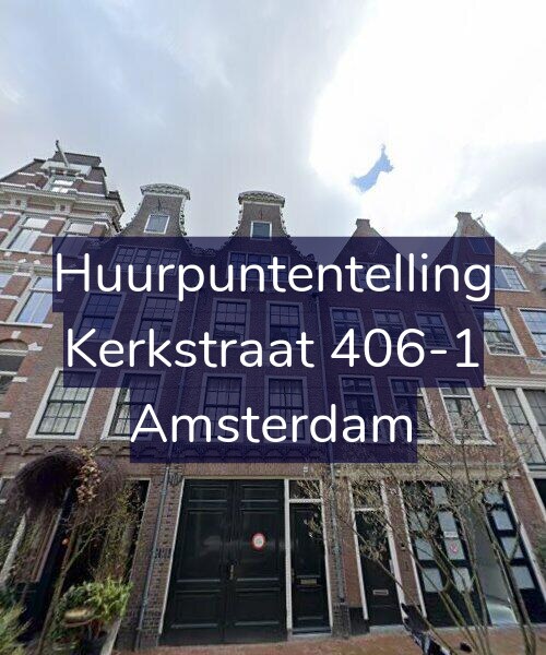 Foto gevel Huurpuntentelling voor Kerkstraat 406-1, Amsterdam