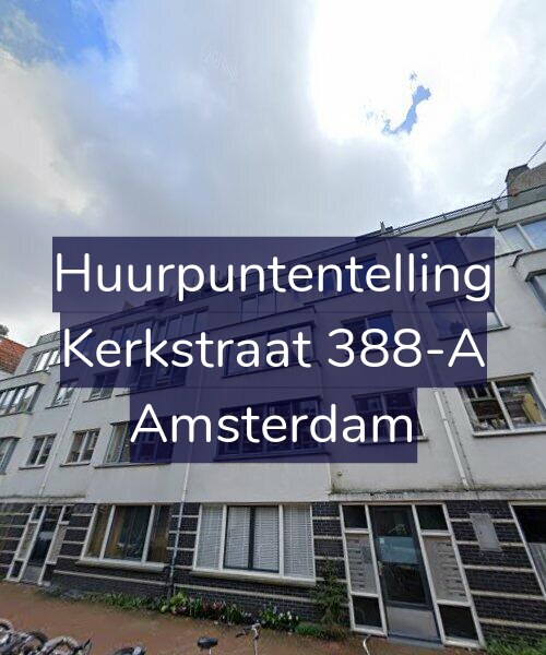 Foto gevel Huurpuntentelling voor Kerkstraat 388-A, Amsterdam