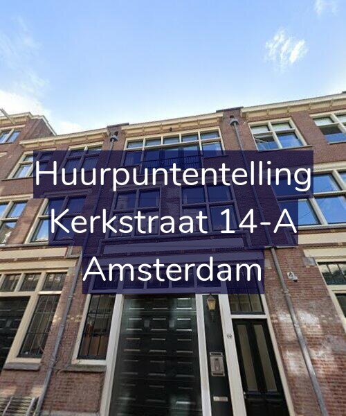 Foto gevel Huurpuntentelling voor Kerkstraat 14-A, Amsterdam