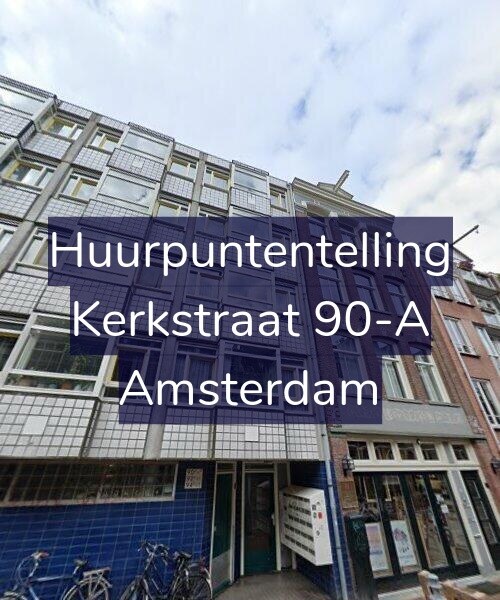 Foto gevel Huurpuntentelling voor Kerkstraat 90-A, Amsterdam