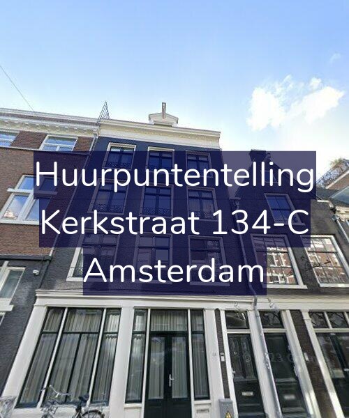 Foto gevel Huurpuntentelling voor Kerkstraat 134-C, Amsterdam