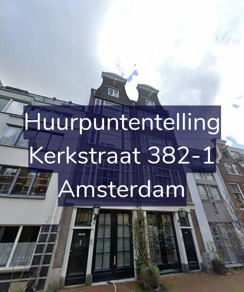 Foto gevel Huurpuntentelling voor Kerkstraat 382-1, Amsterdam