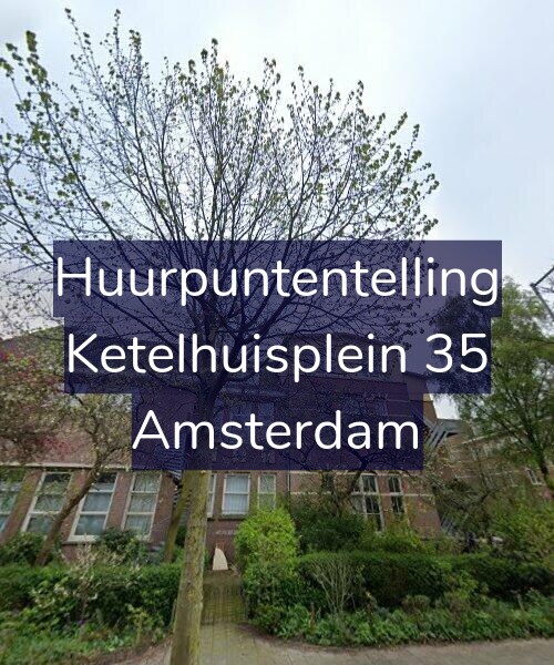 Foto gevel Huurpuntentelling voor Ketelhuisplein 35, Amsterdam