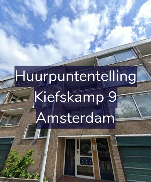 Foto gevel Huurpuntentelling voor Kiefskamp 9, Amsterdam