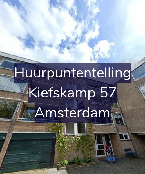 Foto gevel Huurpuntentelling voor Kiefskamp 57, Amsterdam
