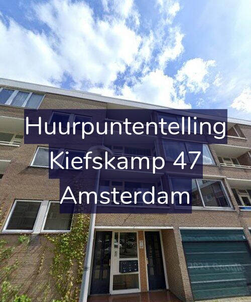 Foto gevel Huurpuntentelling voor Kiefskamp 47, Amsterdam