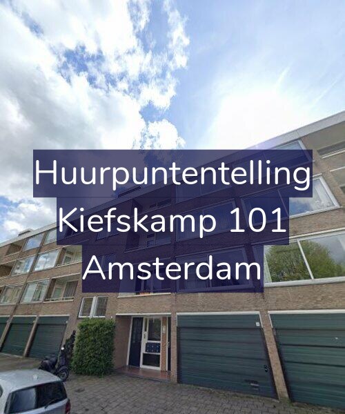 Foto gevel Huurpuntentelling voor Kiefskamp 101, Amsterdam