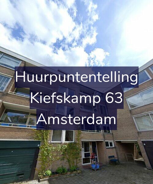 Foto gevel Huurpuntentelling voor Kiefskamp 63, Amsterdam