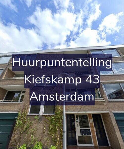 Foto gevel Huurpuntentelling voor Kiefskamp 43, Amsterdam