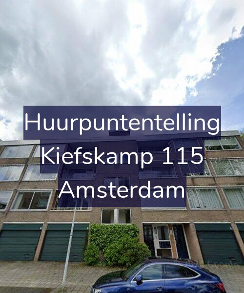 Foto gevel Huurpuntentelling voor Kiefskamp 115, Amsterdam