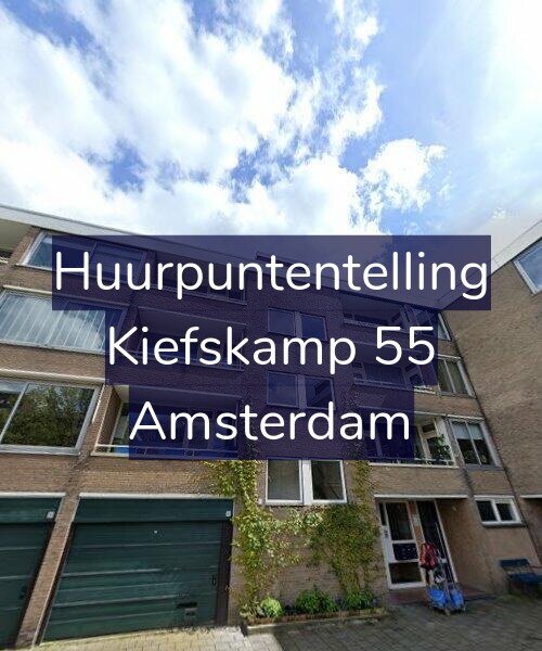 Foto gevel Huurpuntentelling voor Kiefskamp 55, Amsterdam