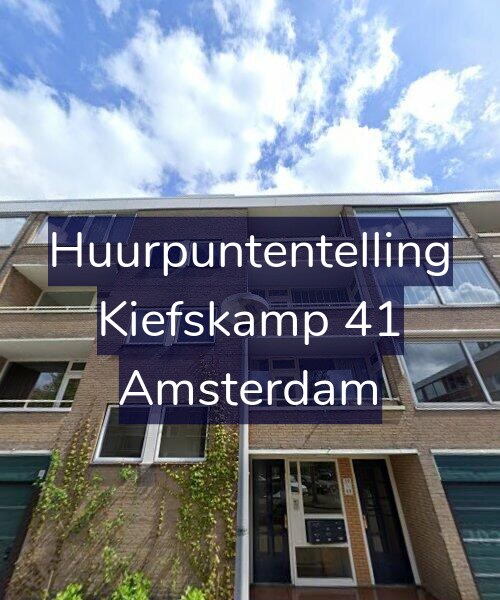 Foto gevel Huurpuntentelling voor Kiefskamp 41, Amsterdam