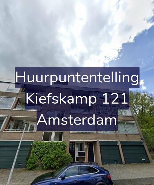 Foto gevel Huurpuntentelling voor Kiefskamp 121, Amsterdam